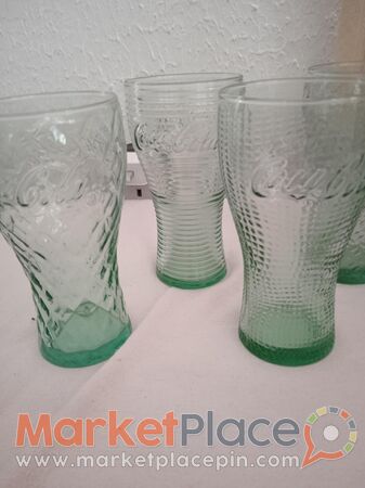 6 διάφορα συλλεκτικά ποτήρια τής κόκα κόλα. - 1.Limassol, Limassol