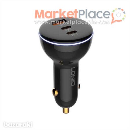 160w dual-usb-c & usb-a super car-charger & 100w cable c102 - 1.Limassol, Limassol