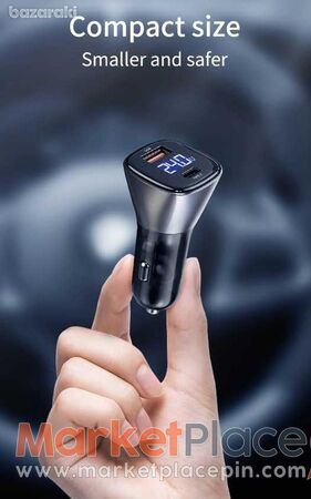 Bluetooth Pd 72w dual-port usb-c & usb-a car-charger pc500 - 1.Limassol, Limassol