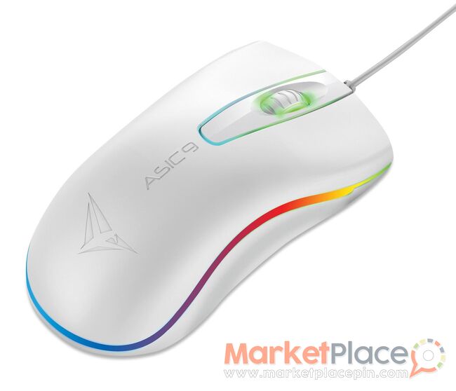 Alcatroz ASIC 9 RGB Wired Mouse White - 1.Limassol, Limassol